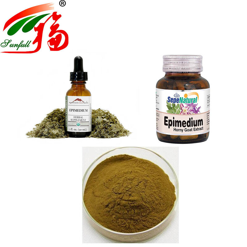 Factory Direct 100% Natural Epimedium Extract 30% Icariins for Sex-Enhancer and Health Supplements