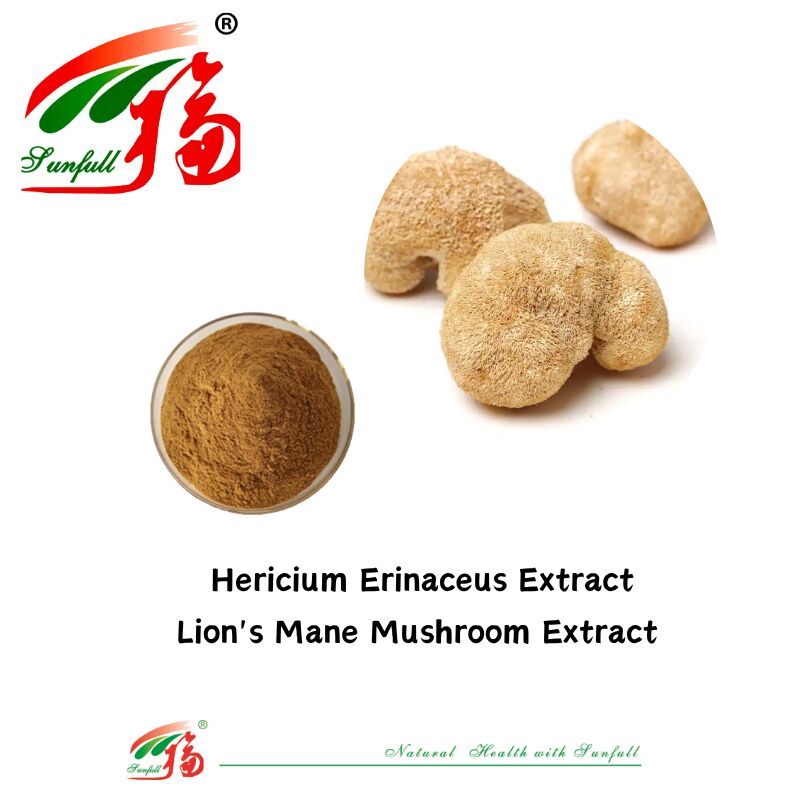 Hunan Sunfull อาหารเสริม Agaricus Subrufescens/Hericium Erinaceus/Antrodia/Cordyceps Sinensis/Coriolus Versicolor/ผงสกัดขี้ผง