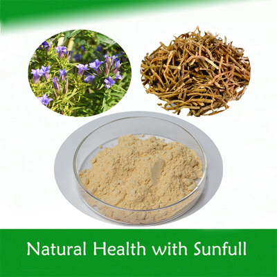 CAS No. 20831-76-9 สารสกัดของรากเจนติอัน เจนติโอพิกรอสไซด์ 50% - 98% สําหรับเครื่องสําอาง